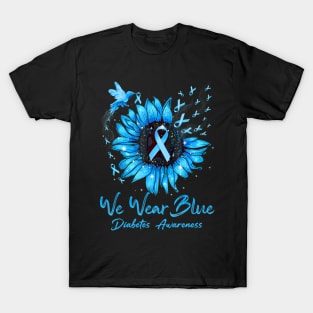 In November We Wear Blue Diabetes Awareness T-Shirt